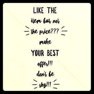 All offers welcome!!!!